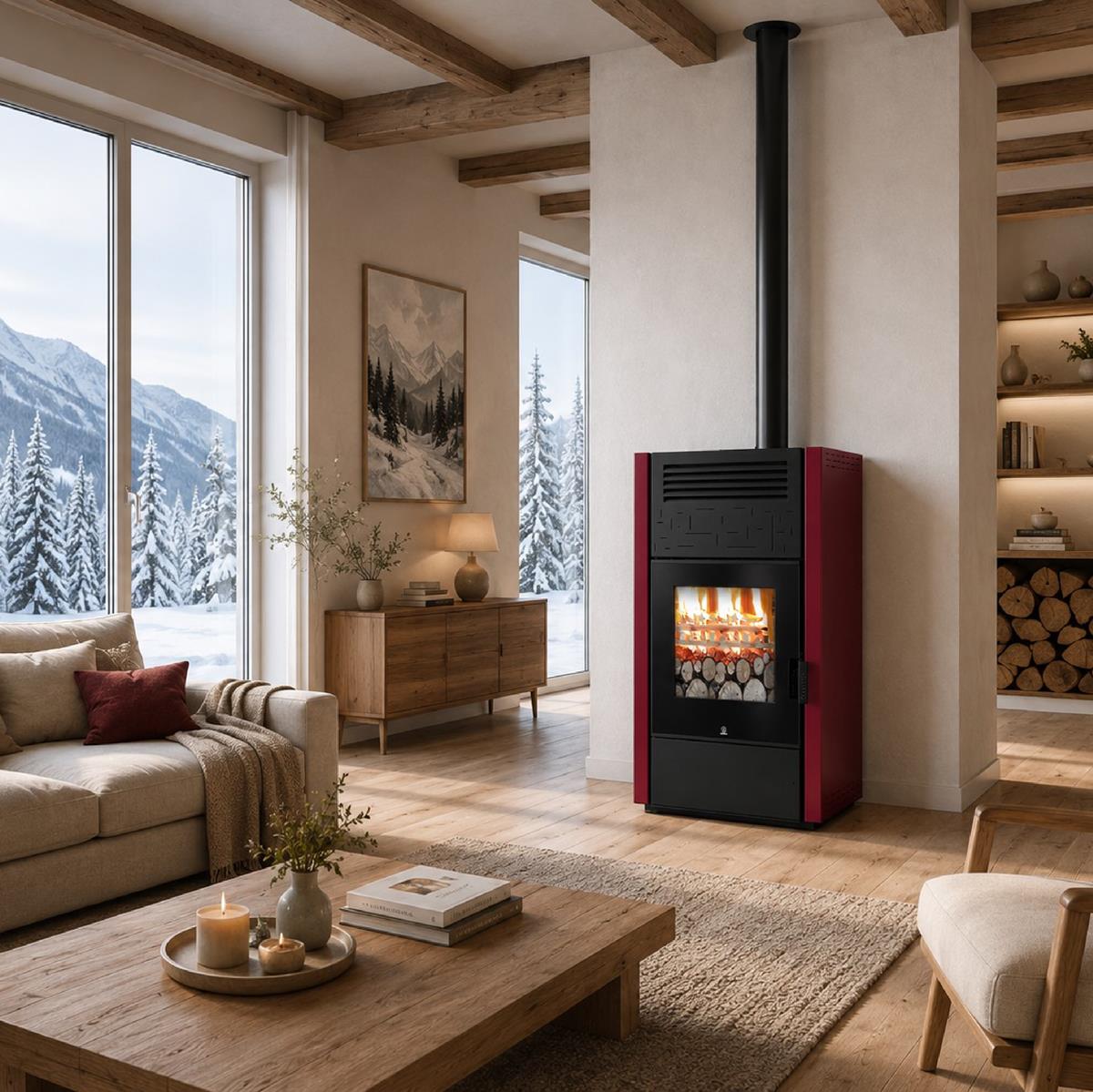 Didatto srl Air Wood VC 20 Kw - 2 Bocchette post.